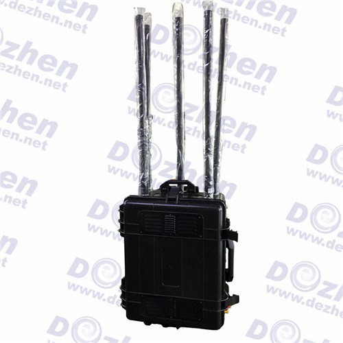 600W Tetra Walky Talky Vehicle Jammer , 3G 4G WiFi GPS Car Cell Phone Signal Blocker