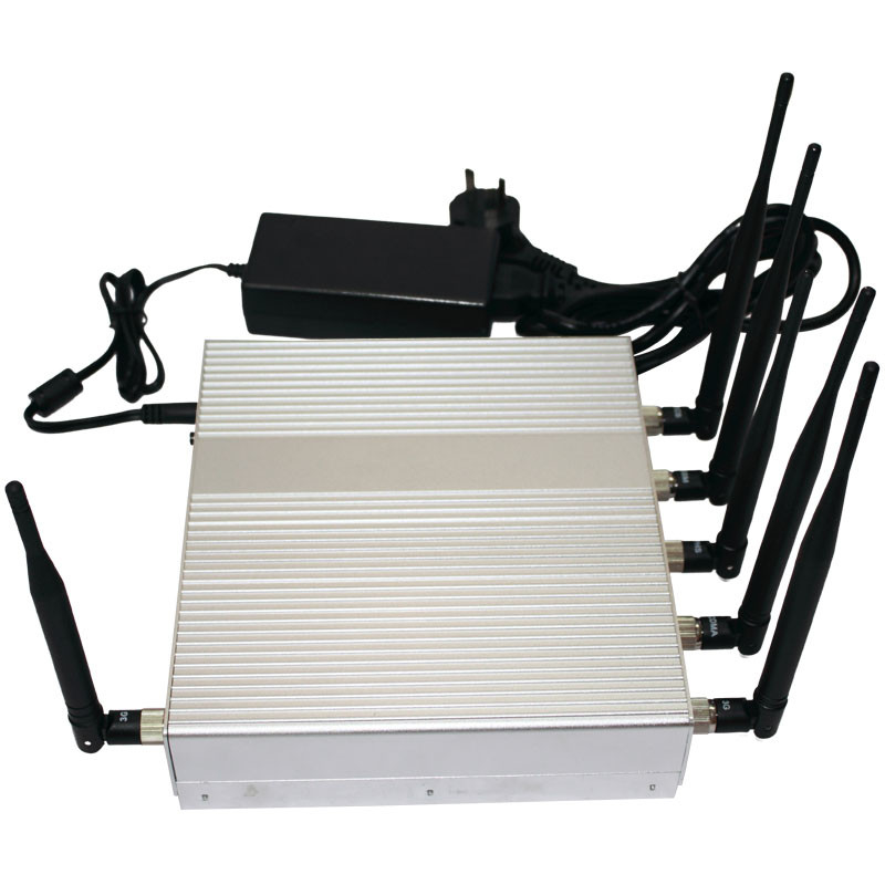 6 Band 12w Mobile Signal Blocker 2G / 3G / WIFI Jammer For Conference Room