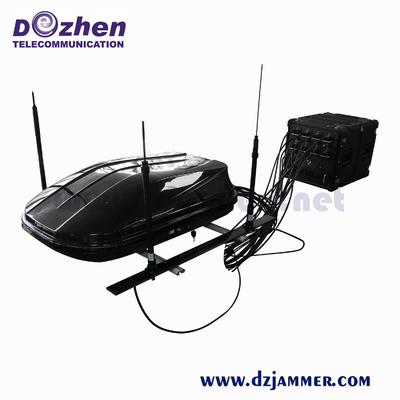 Professional Wire Control Car Signal Jammer With VIP Convoy Protection